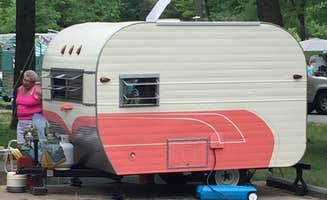 Kristen W.'s photo of rv camping at Dunewood Campground — Indiana Dunes National Park near Beverly Shores, IN