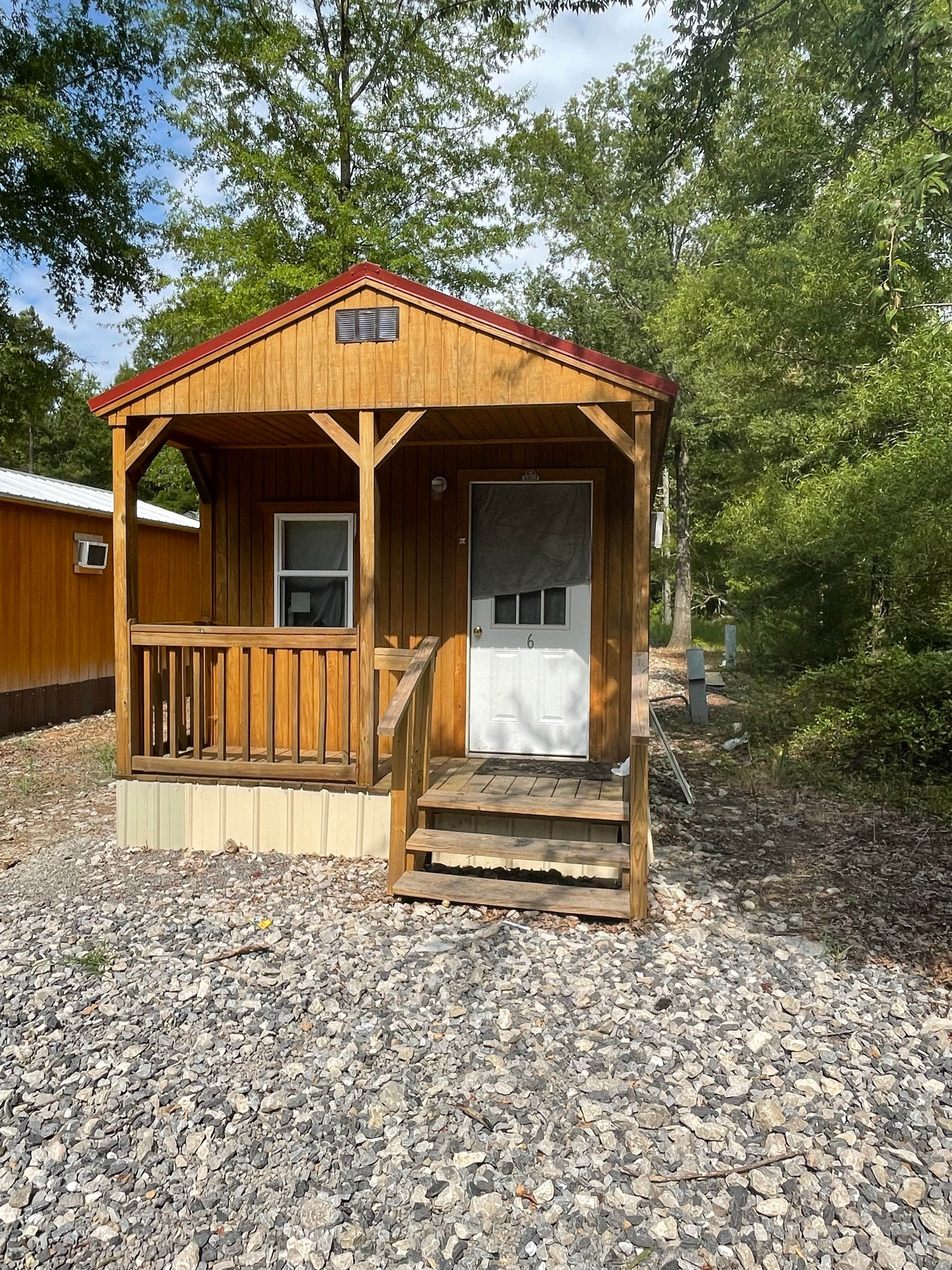 Jason R.'s photo of a cabin at The Oaks RV Park near Fulton, MS