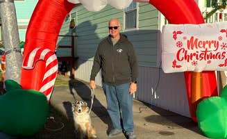 Kimberly  N.'s photo of camping with pets at USA RV Resorts Marina Bay near Bellaire, TX
