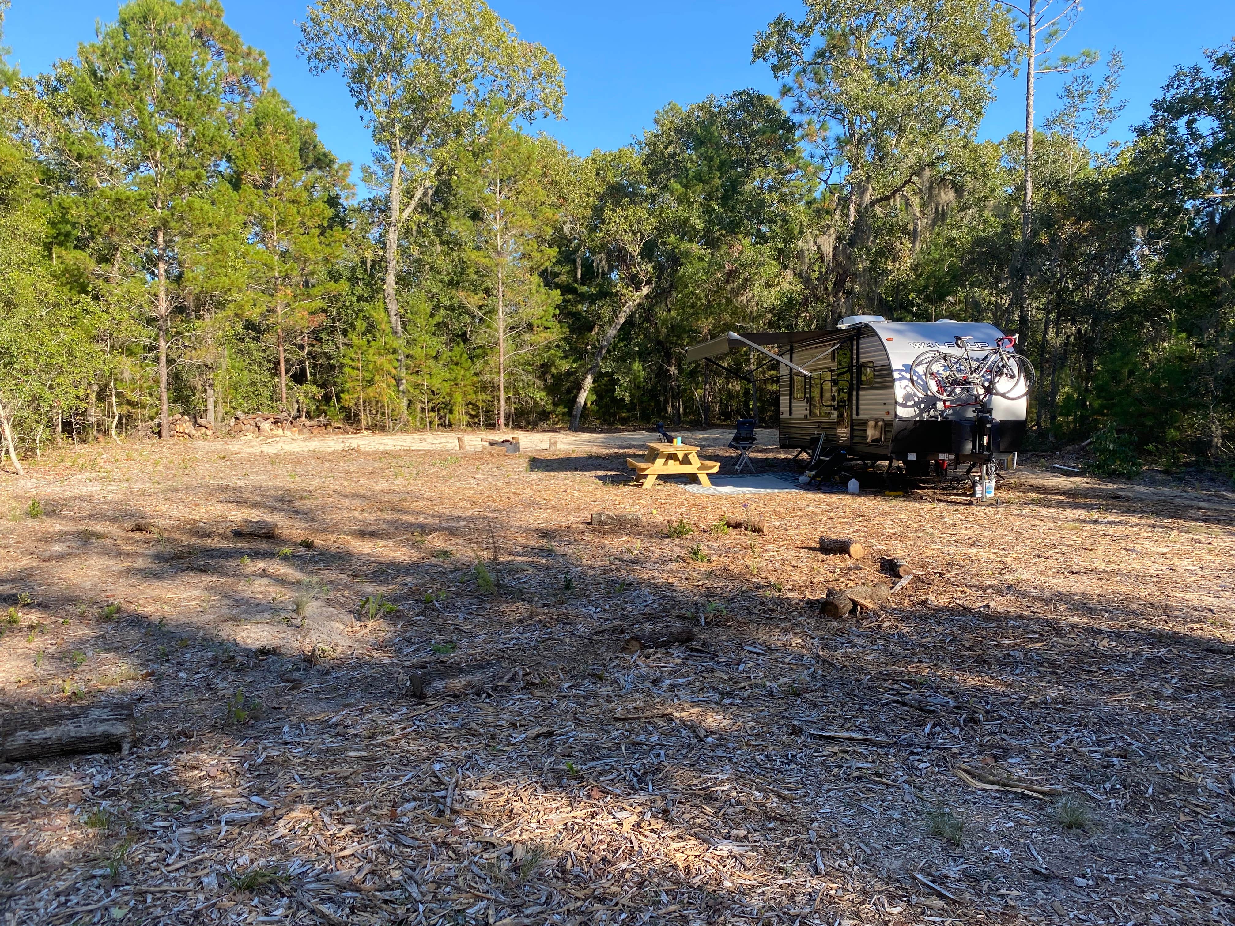 Camper-submitted photo at Seagrass Hideaway near Wacissa, FL