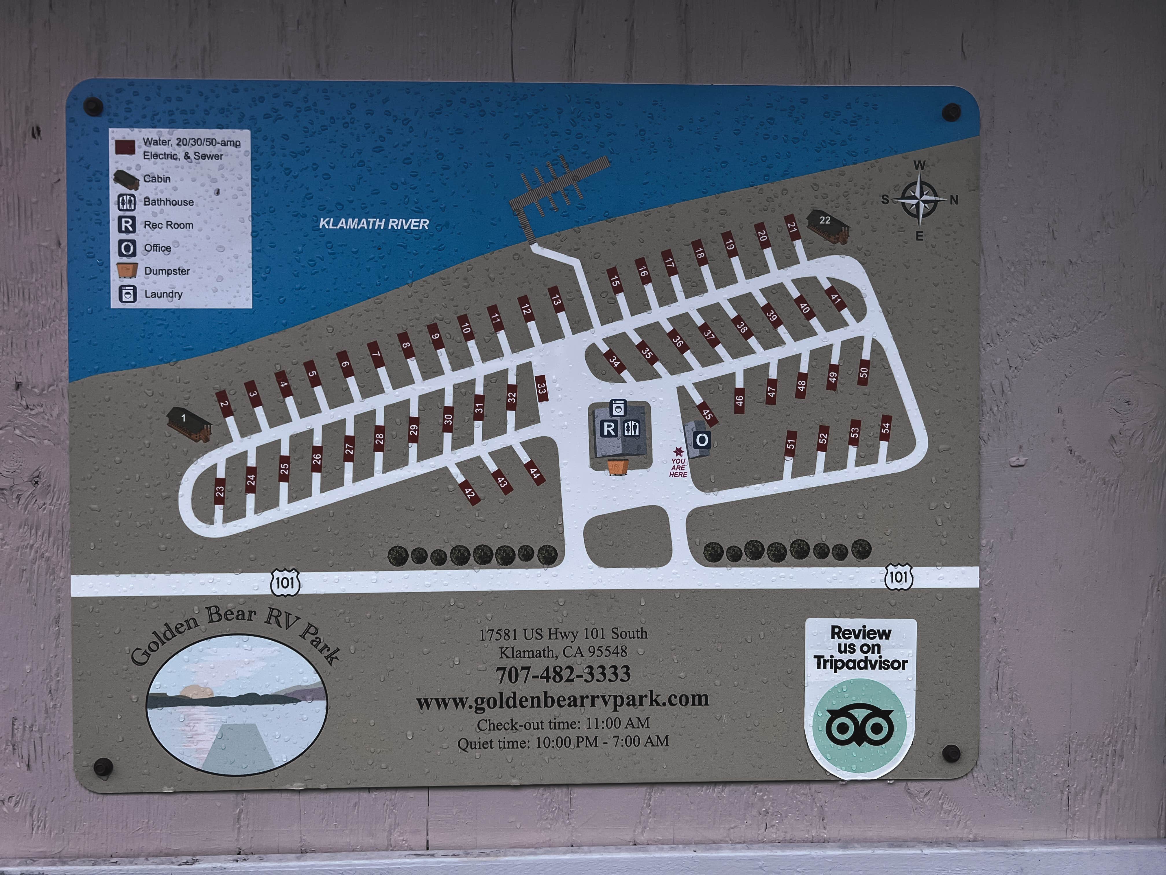 Camper-submitted photo at Golden Bear RV Park near Klamath, CA