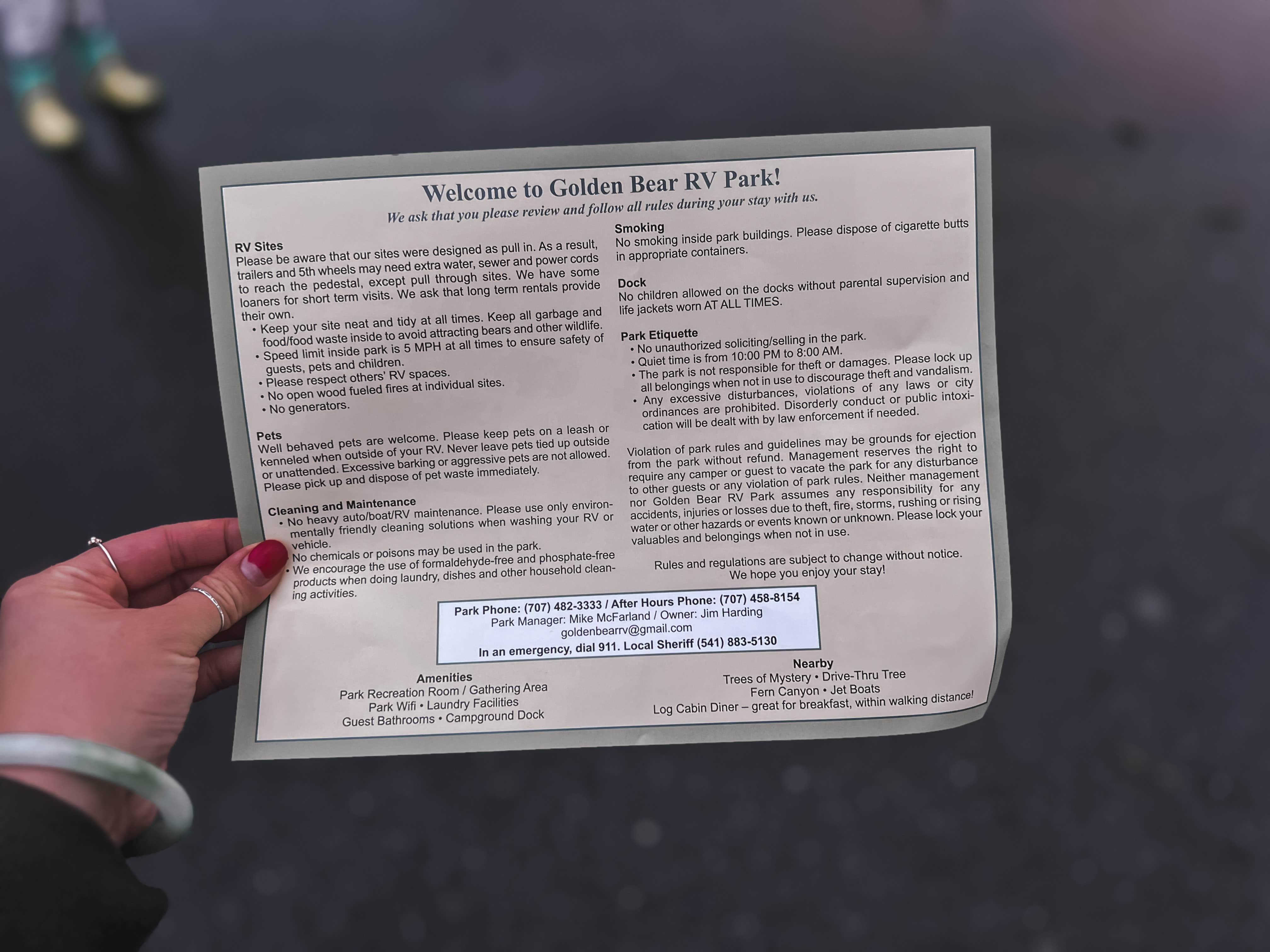 Camper-submitted photo at Golden Bear RV Park near Klamath, CA