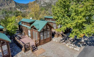 Glenwood C.'s photo of glamping accommodations at Glenwood Canyon Resort near Gunnison National Forest