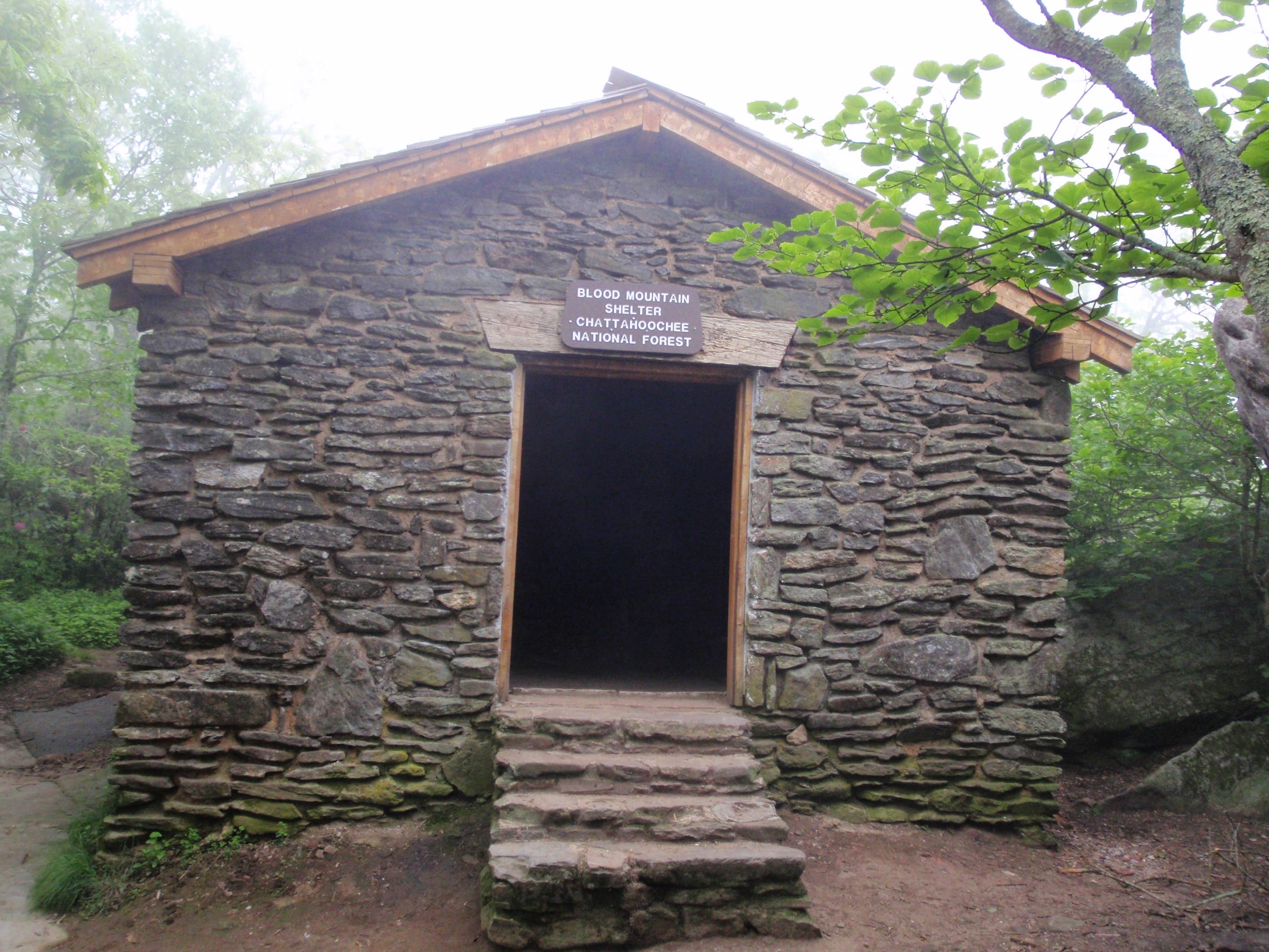 Camper submitted image from Blood Mountain Shelter on the Appalachian Trail - 2