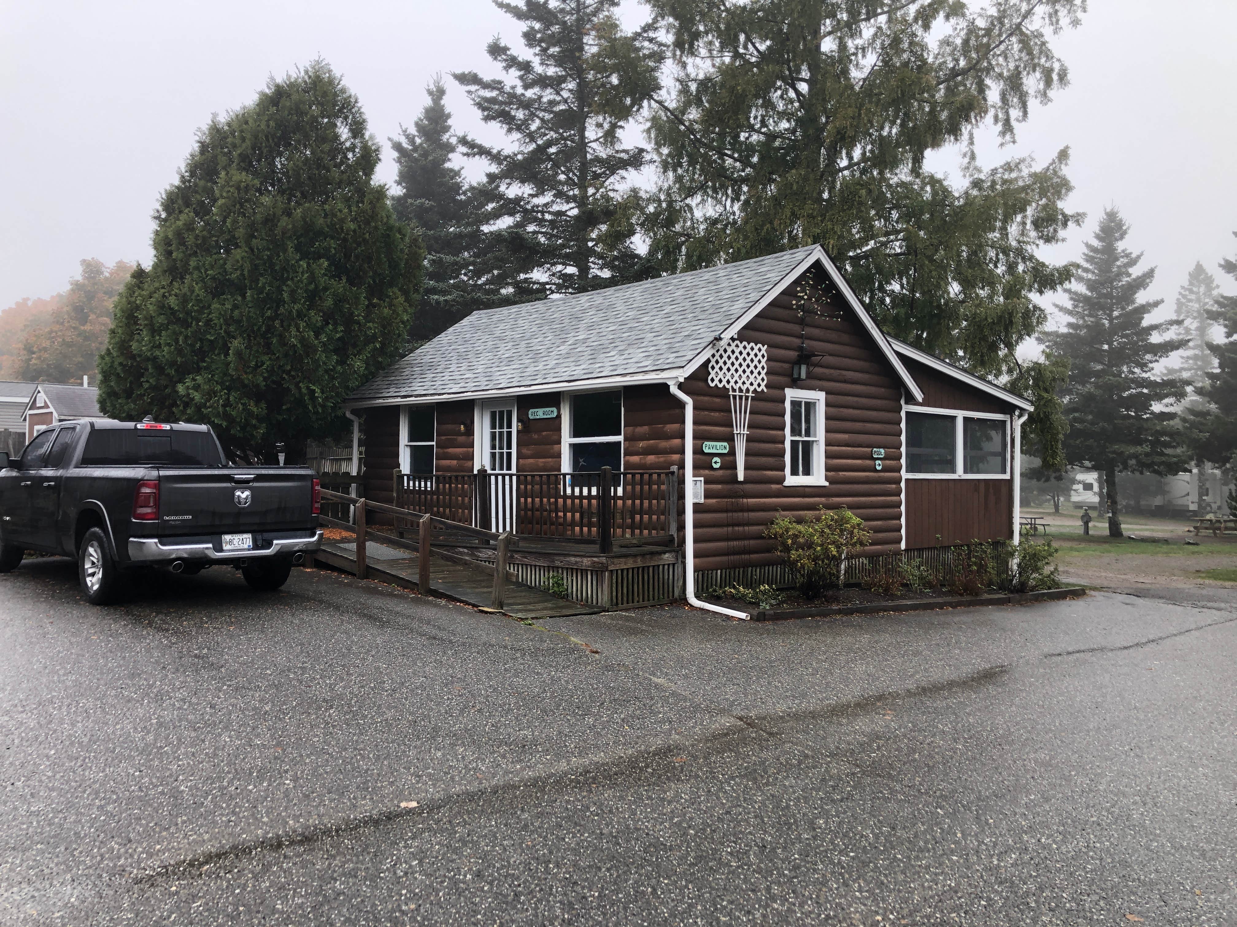 James N.'s photo of a cabin at Bass Harbor Campground near Holden, ME