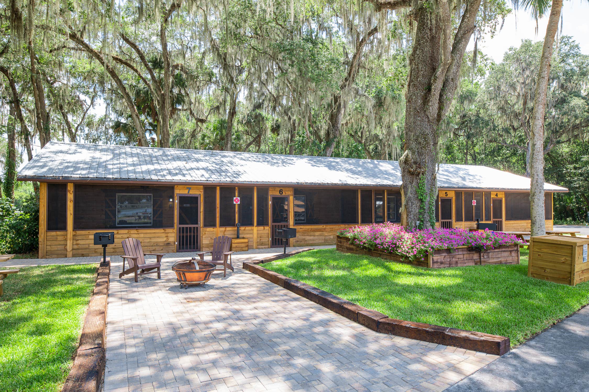 Christopher M.'s photo of glamping accommodations at Idlewild Lodge and RV Park near Grand Island, FL