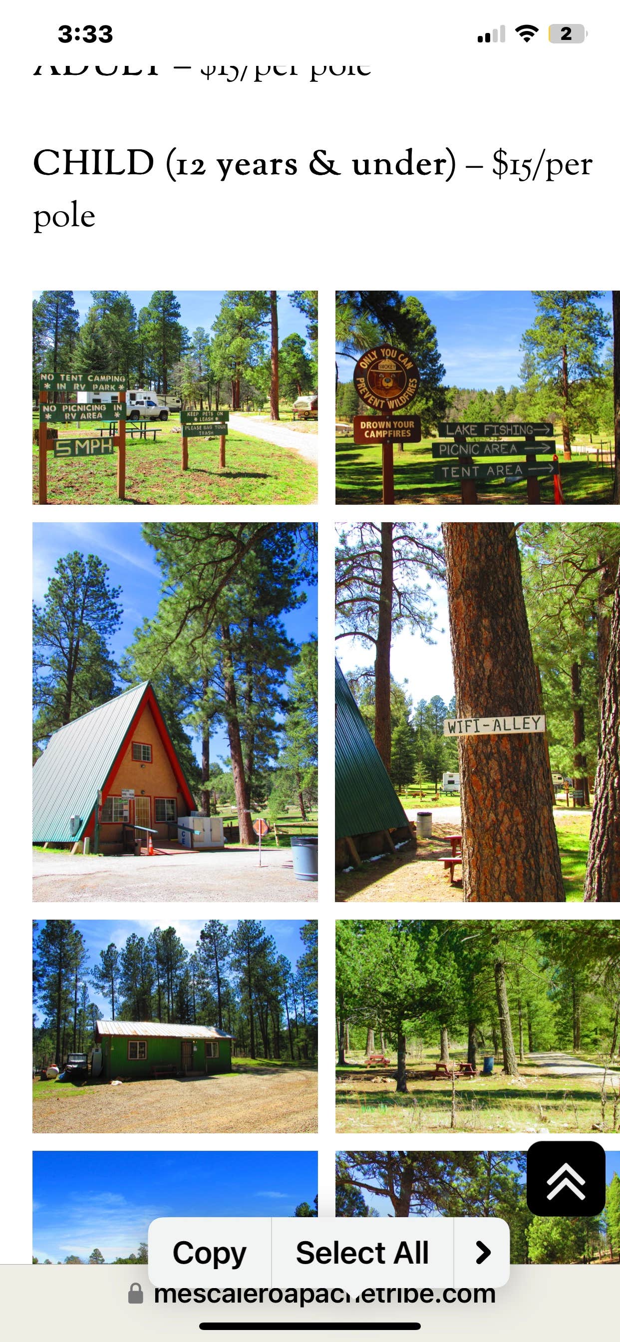 Camping near 16 Springs: Silver Lake Campground, Cloudcroft, New Mexico