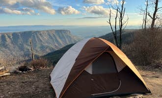 Camping near Spacious Skies Bear Den: Old NC 105 Dispersed, Linville Falls, North Carolina