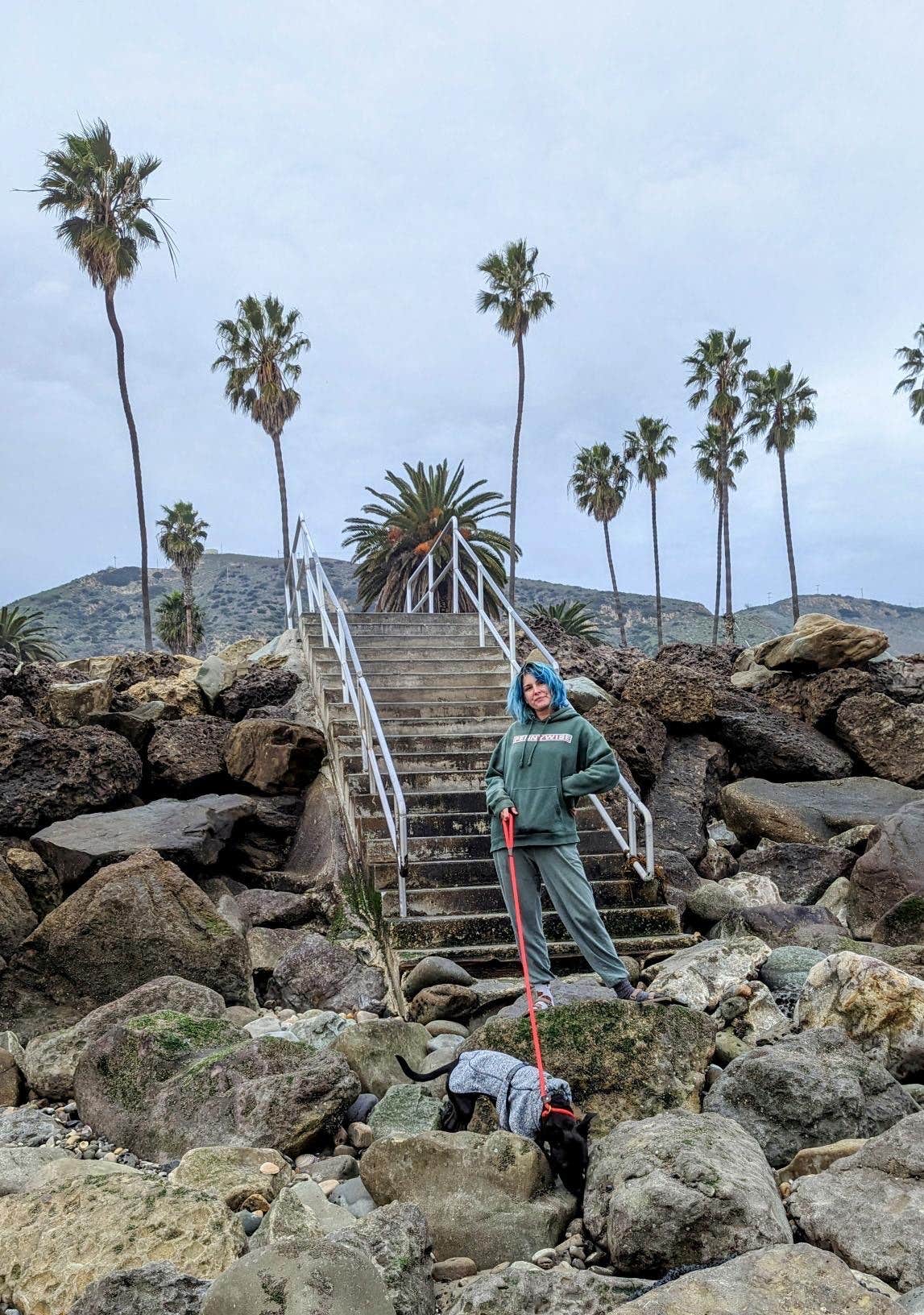 Care B.'s photo of camping with pets at Hobson Beach Park near Santa Barbara, CA