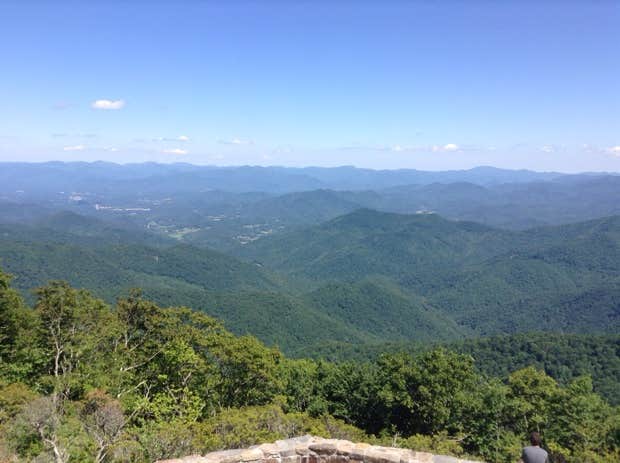 Camper submitted image from Wayah Bald Shelter - 2