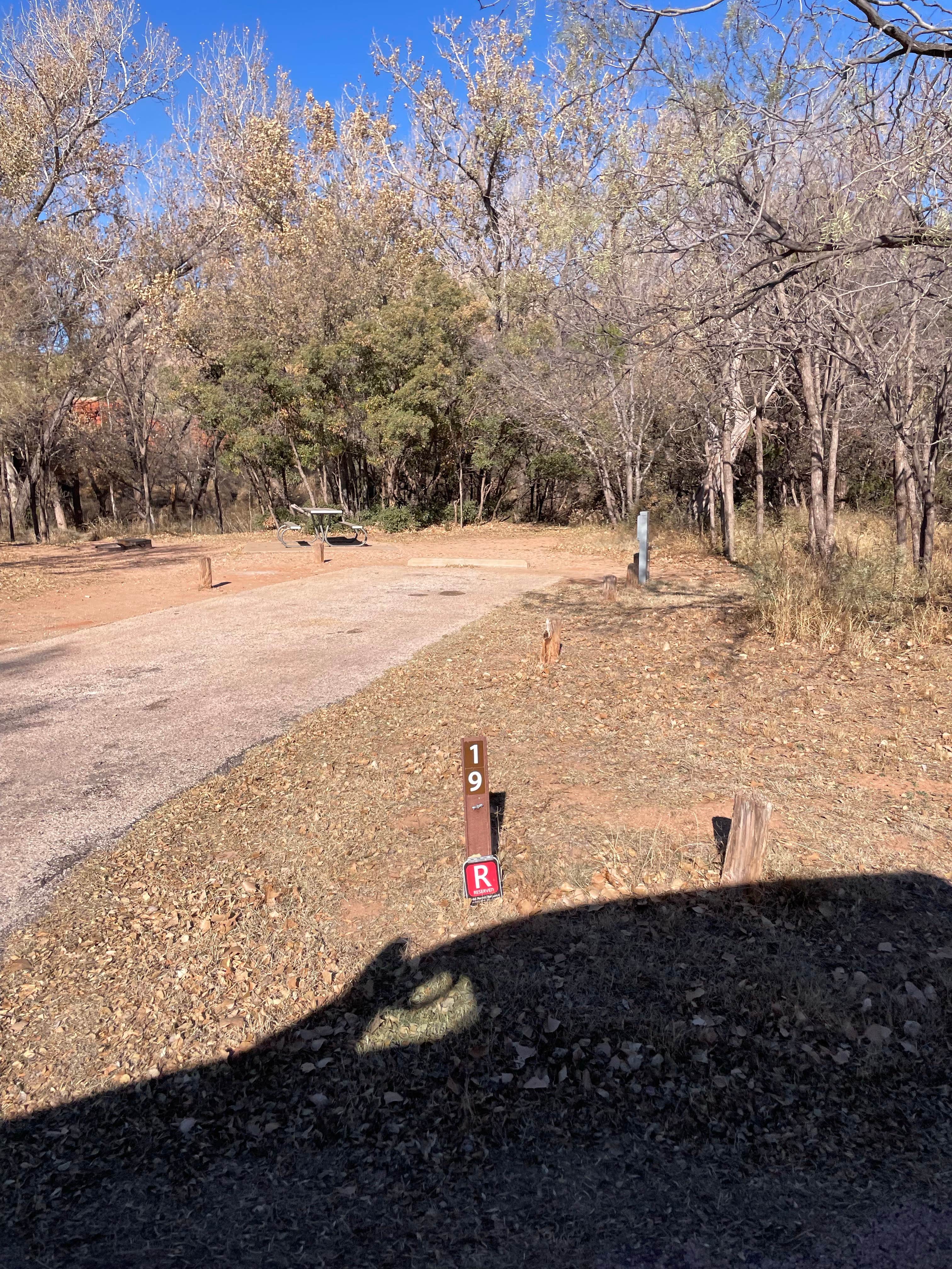 Shana D.'s photo of camping with pets at Hackberry Campground — Palo Duro Canyon State Park near Amarillo, TX