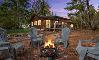 Camping near Summertide Resort & Marina: The Cabin @ Towering Cedars, Hoodsport, Washington