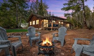 Camping near Harmony Hill: The Cabin @ Towering Cedars, Hoodsport, Washington