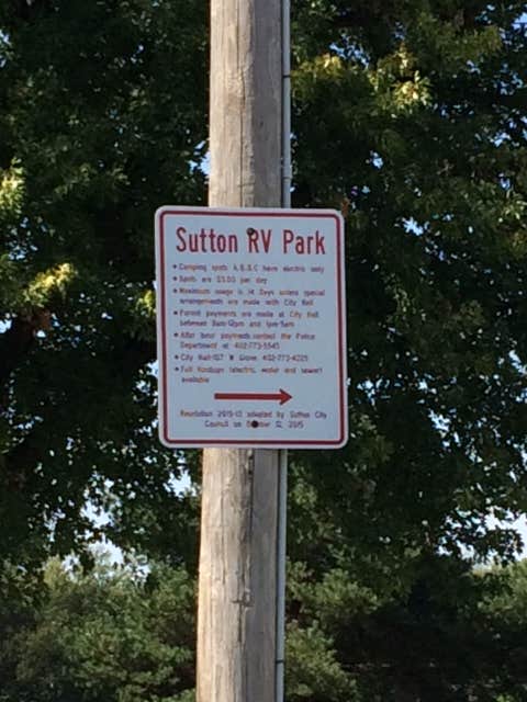 Camper-submitted photo at Sutton City Park near Marquette, NE