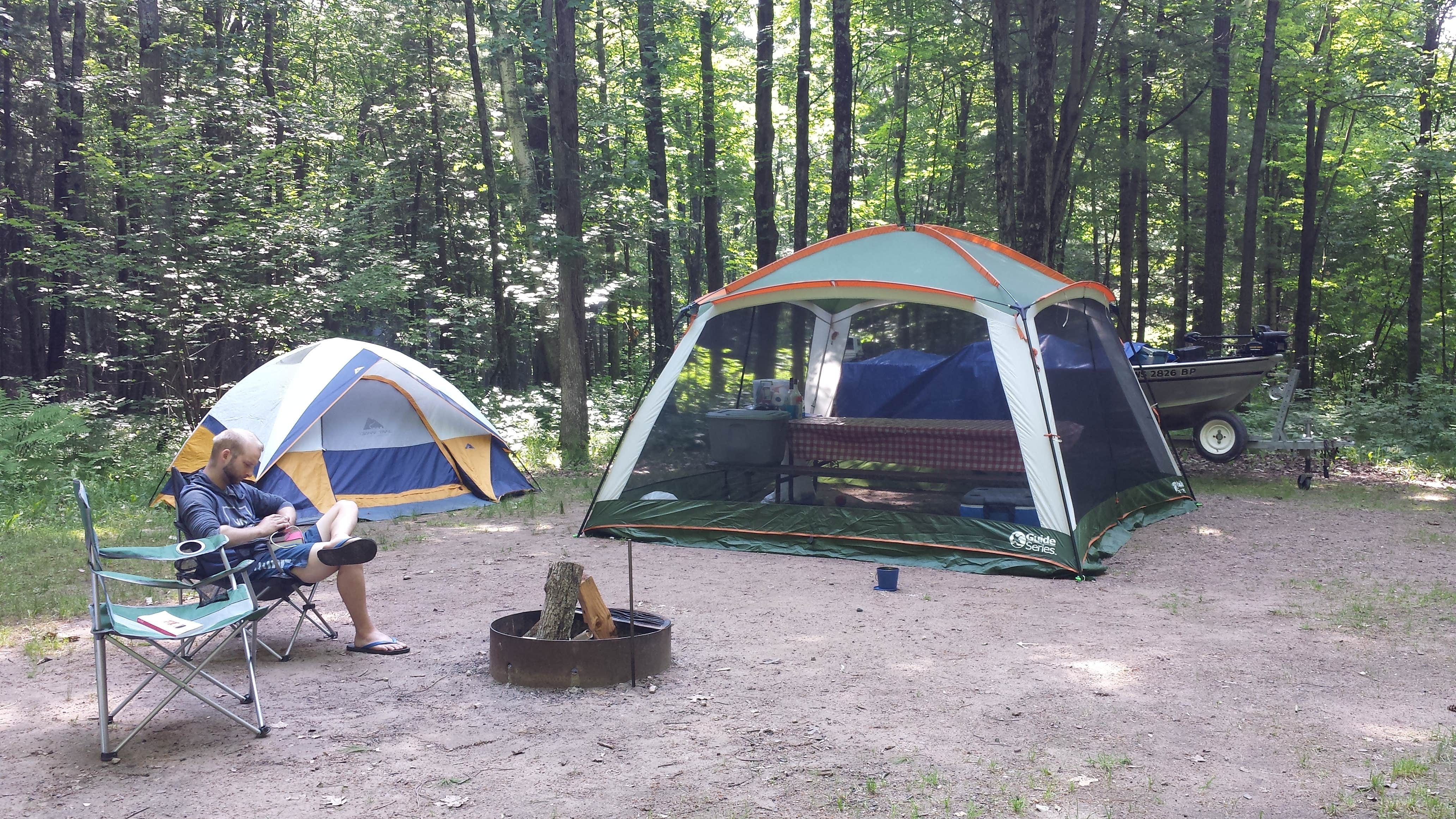 Amy E.'s photo at Council Grounds State Park Campground near Medford, WI