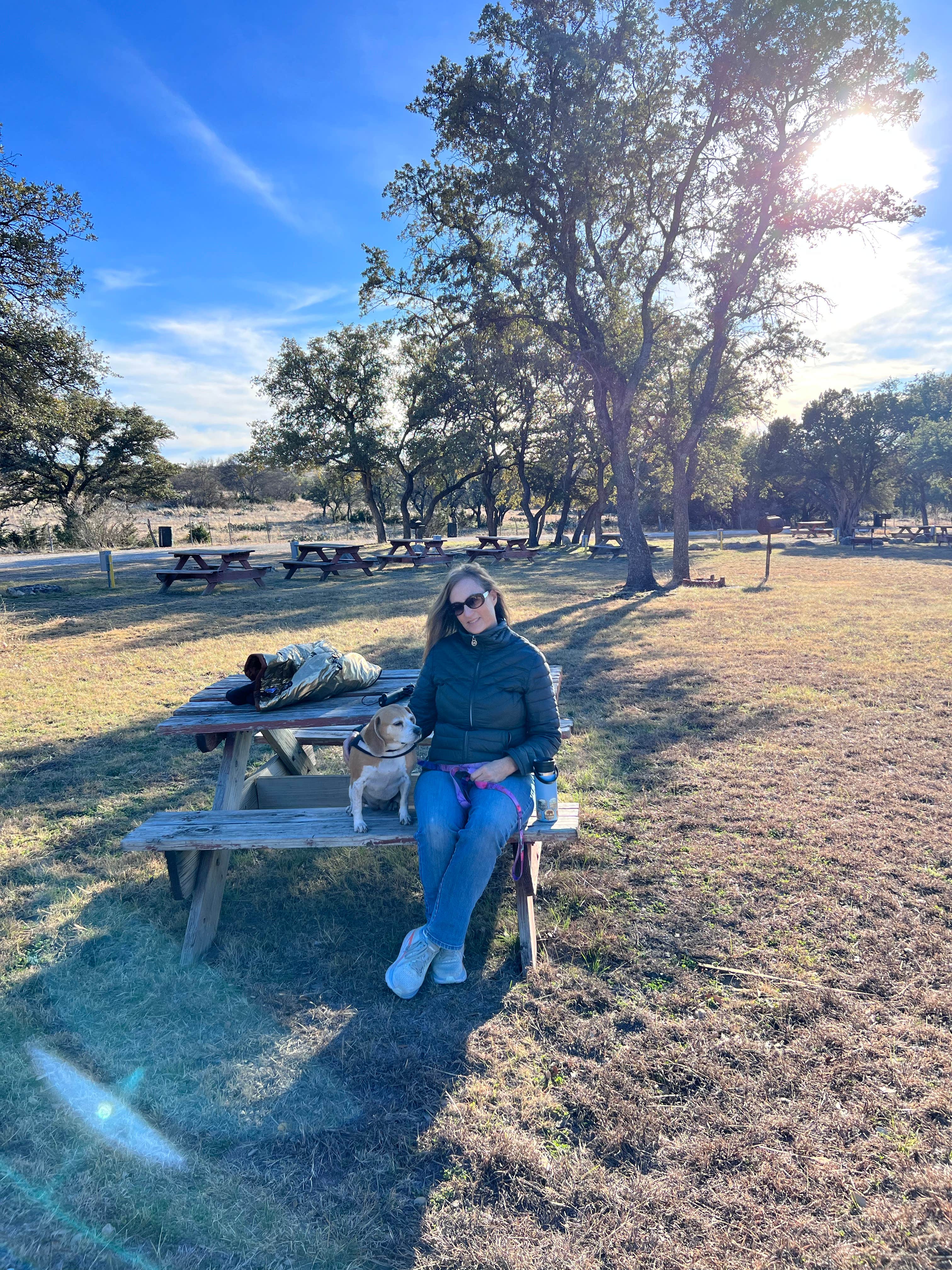 Kerry L.'s photo of camping with pets at Caverns of Sonora near Eldorado, TX