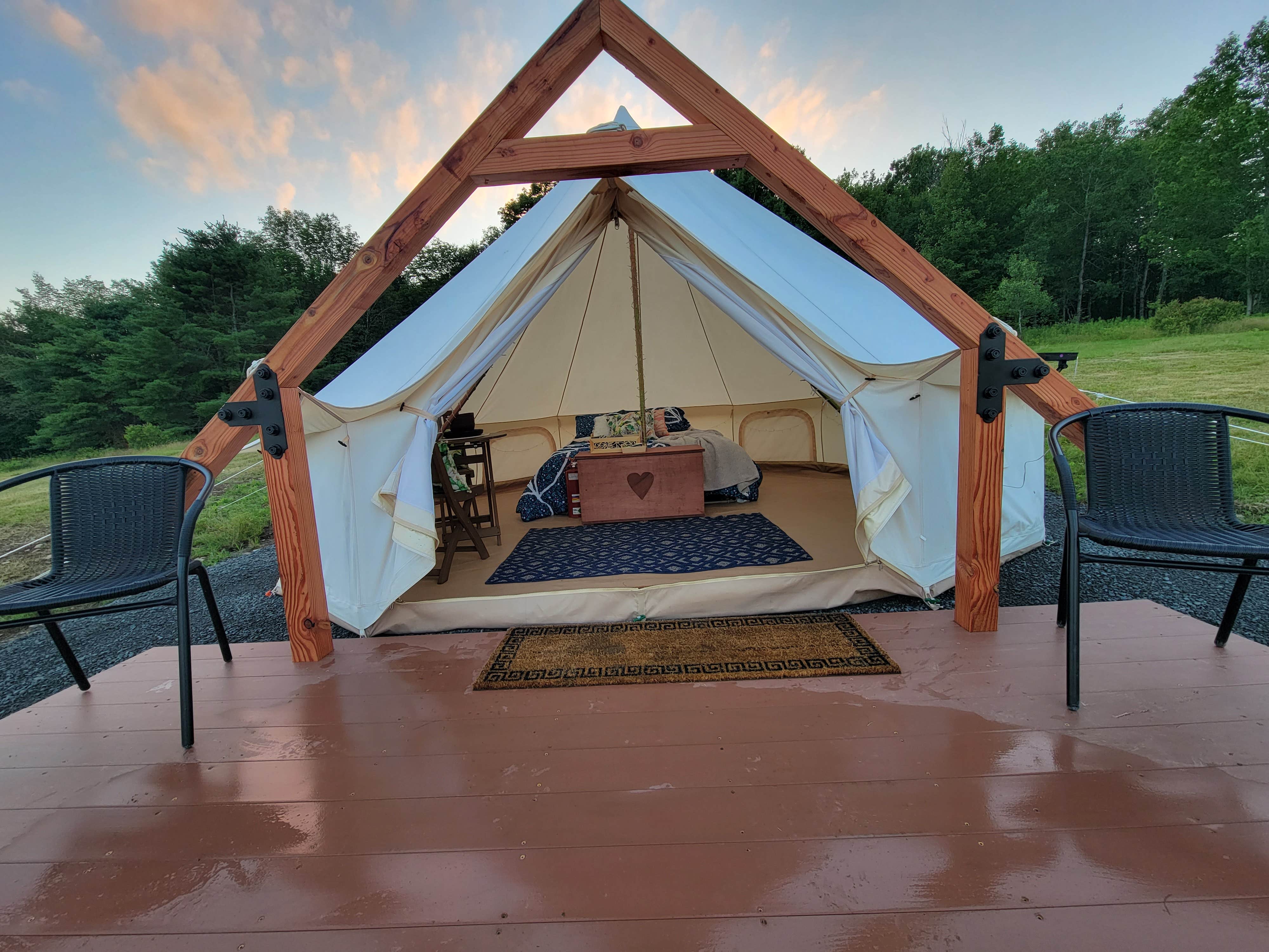 Camping near Gilbert Lake State Park Campground: Coyote Hollow Park, Mount Vision, New York