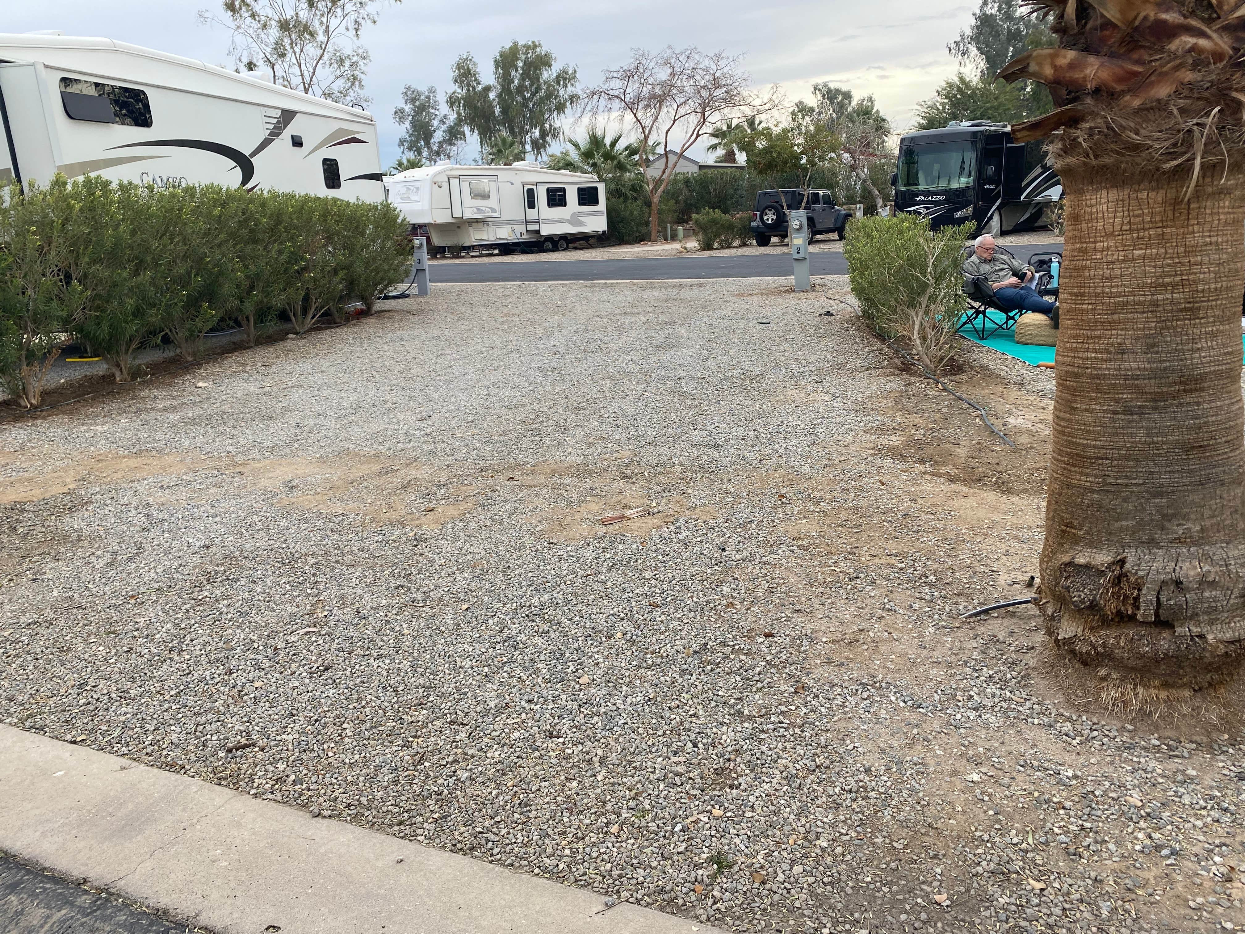 Karen  B.'s photo of rv camping at Rio Bend RV & Golf Resort near Boulevard, CA
