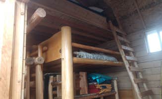 Todd M.'s photo of glamping accommodations at Log House RV Park and Campground near Island City, OR