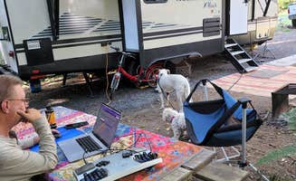 Bambi K.'s photo of camping with pets at Thousand Trails Chehalis near Onalaska, WA