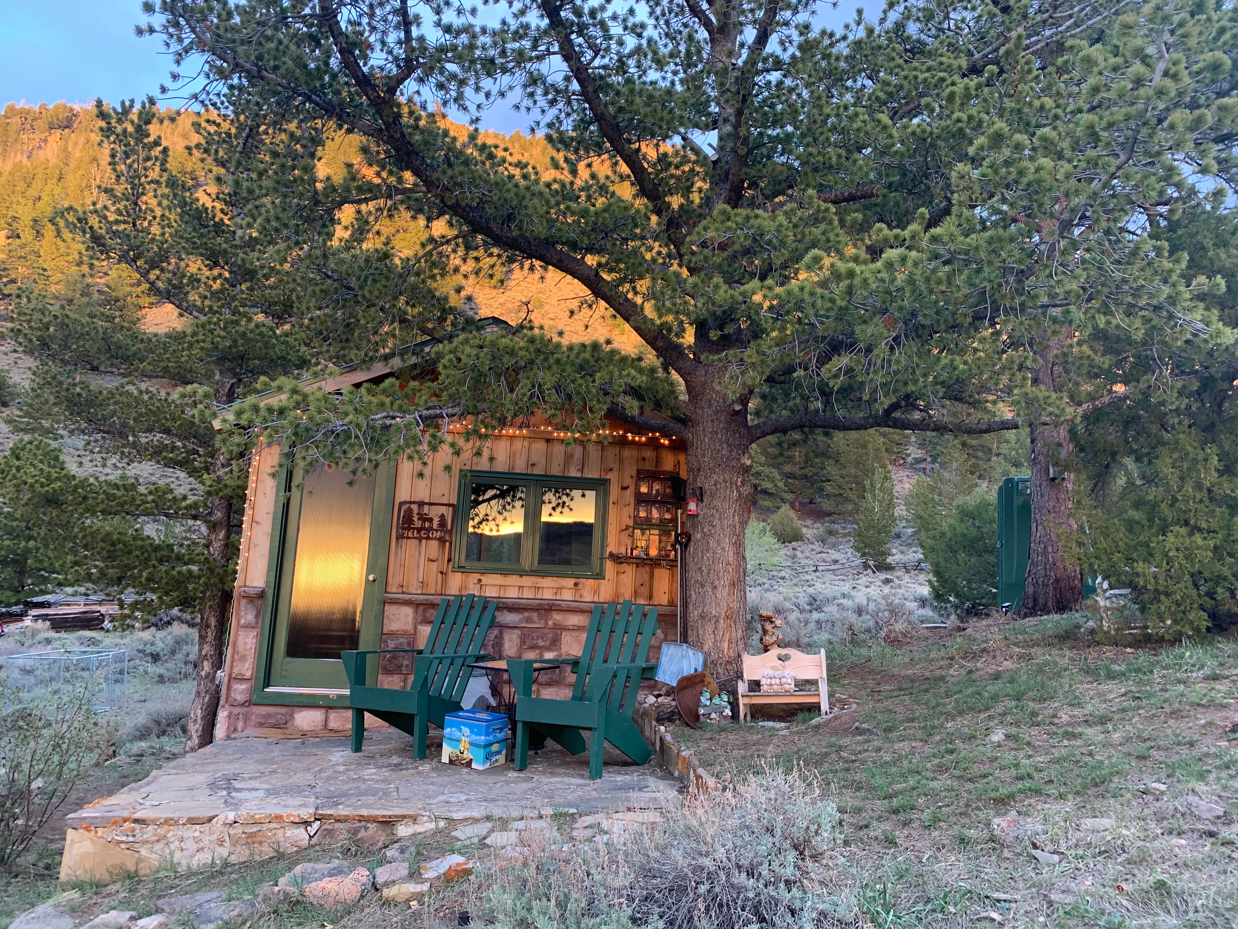 Linda N.'s photo of a cabin at Little Cabin With a View near Encampment, WY