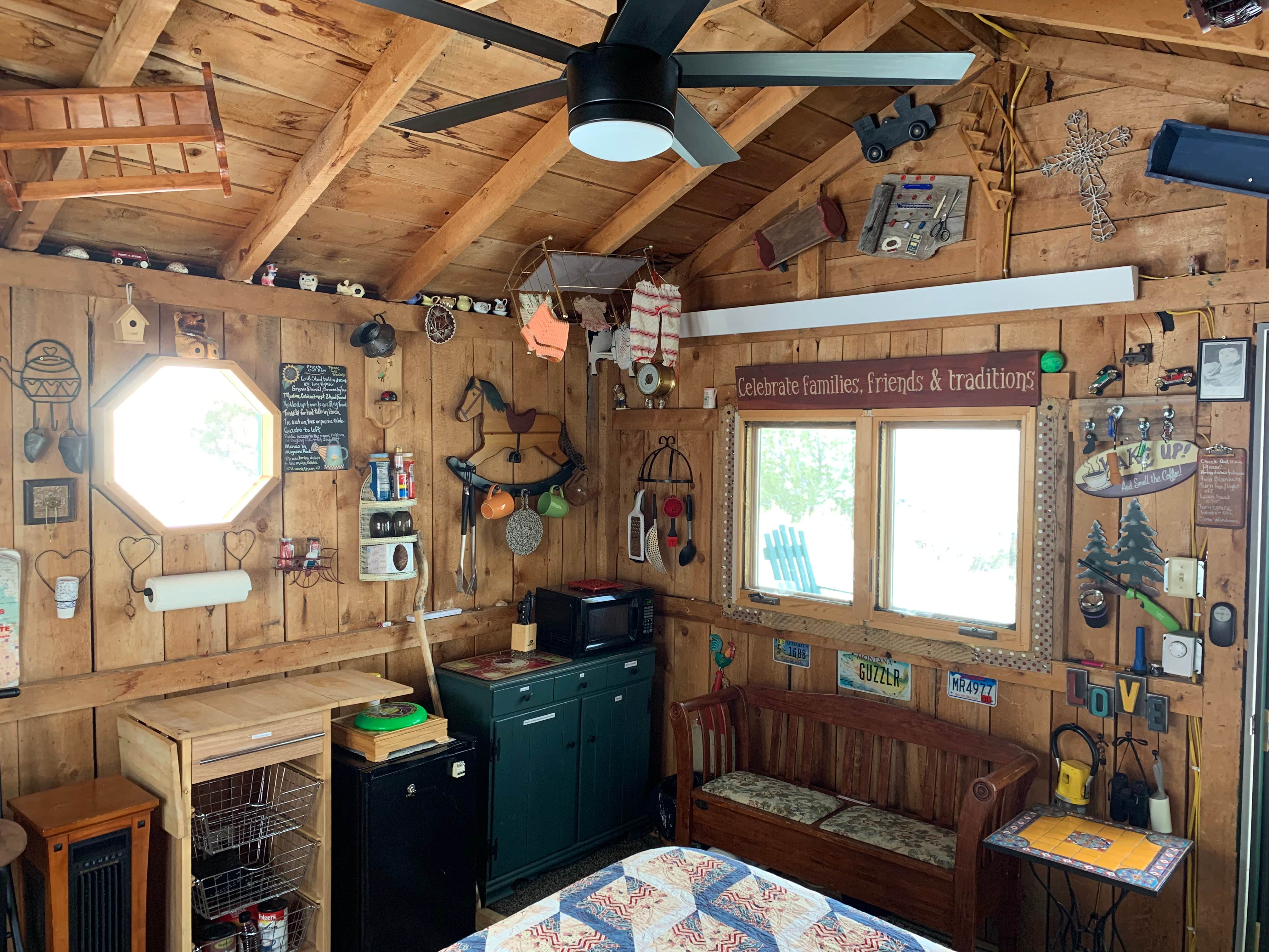 Camper-submitted photo at Little Cabin With a View near Jelm, WY