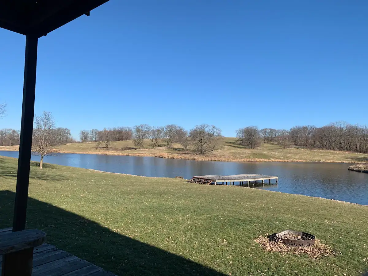 Camper-submitted photo at Waterfront Cabin near Carlisle, IA