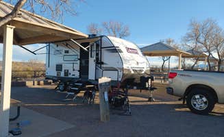 Eric L.'s photo of camping with pets at Lower Ridge Road Camping Area — Elephant Butte Lake State Park near Hatch, NM