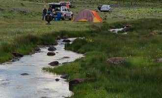Camping near North Clear Creek: Broken Arrow Ranch, City of Creede, Colorado