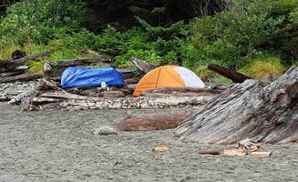 Shay F.'s photo of tent camping at Second Beach — Olympic National Park near Clallam Bay, WA