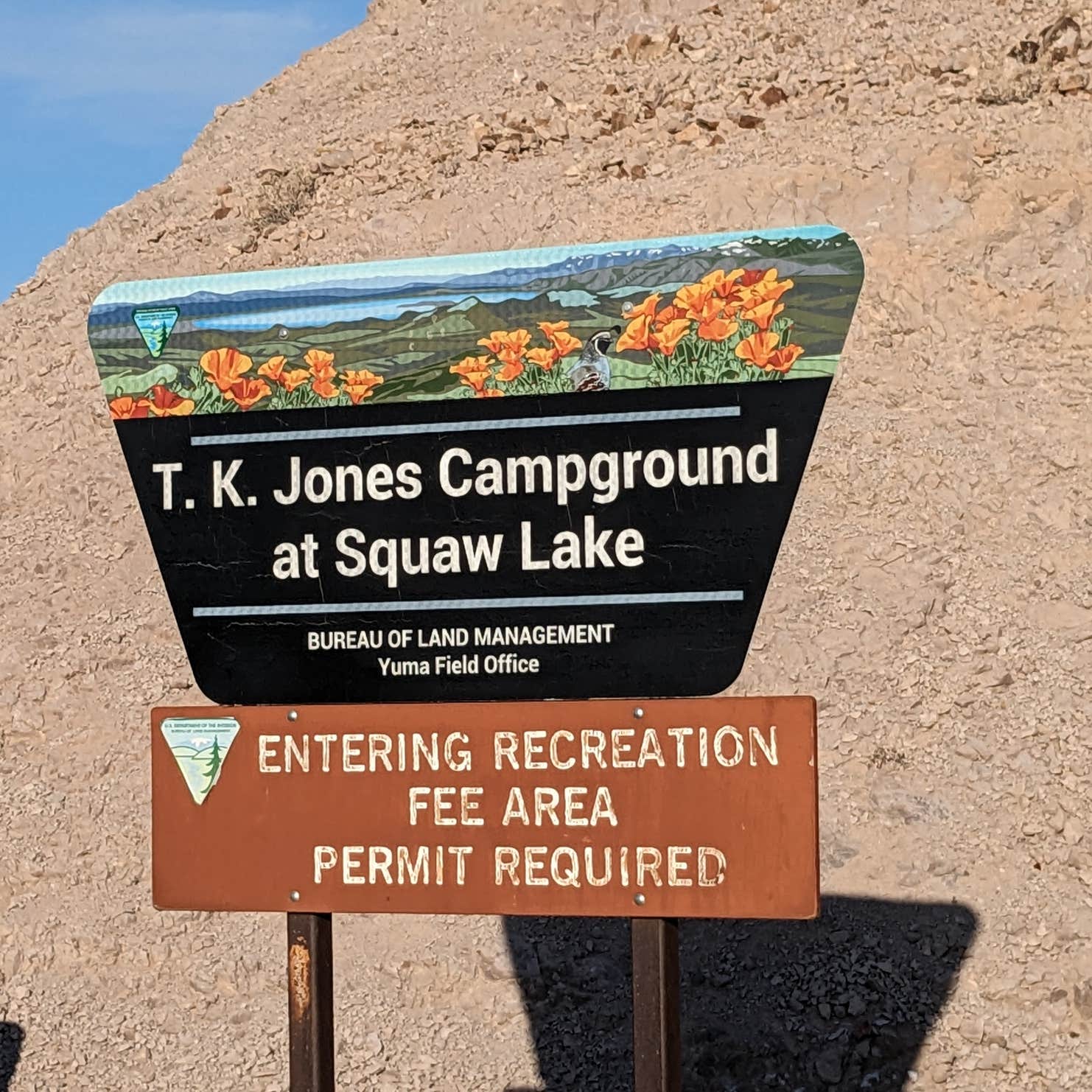 T.K. Jones Campground at Squaw Lake | Winterhaven, CA