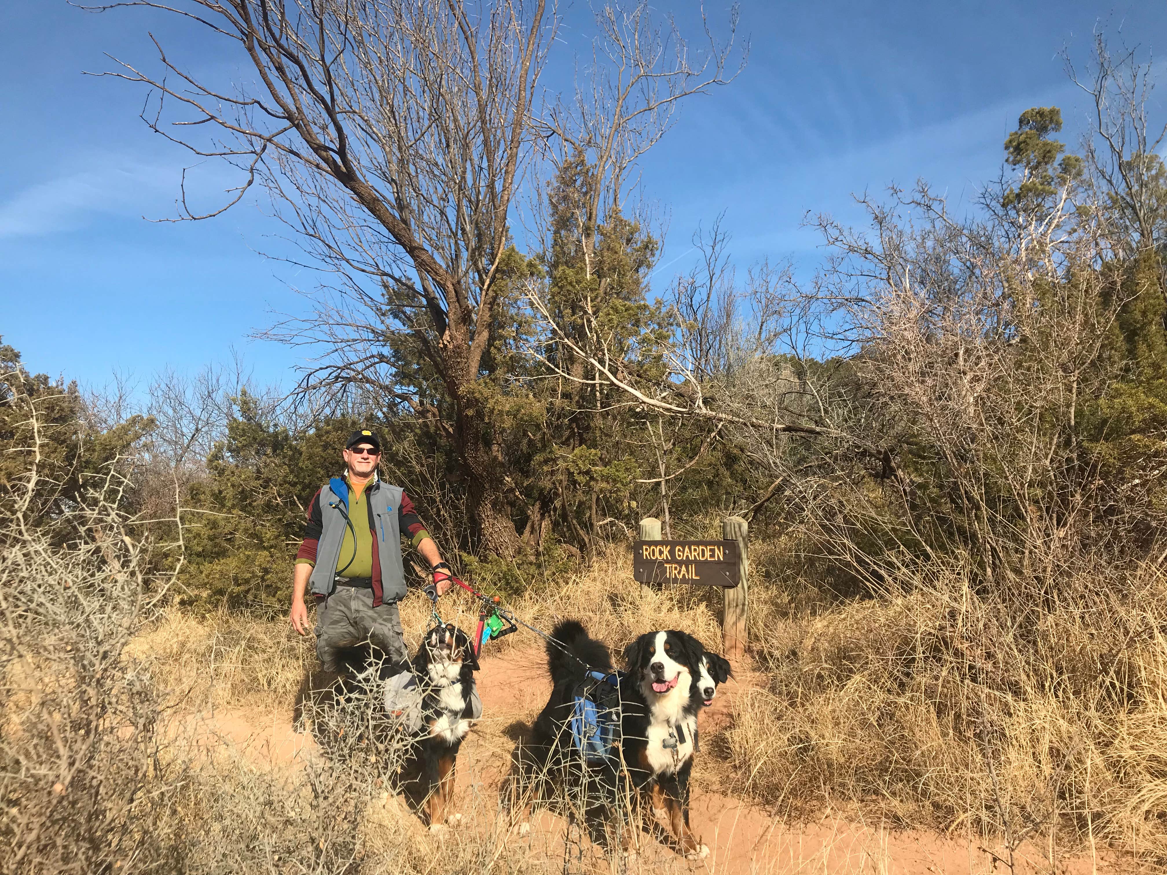 Sallie H.'s photo of camping with a horse at Fortress Cliff Primitive — Palo Duro Canyon State Park in Texas