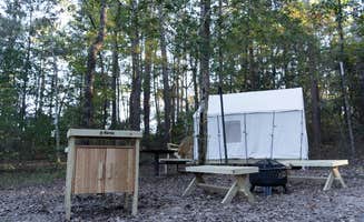 The Dyrt's photo at Tentrr State Park Site - Mississippi Percy Quin State Park - Southside Lakeview H - Single Camp near McComb, MS