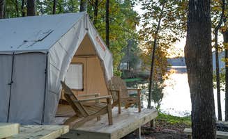 The Dyrt's photo at Tentrr State Park Site - Mississippi Percy Quin State Park - Eastside Lakeview B - Single Camp near Homochitto National Forest