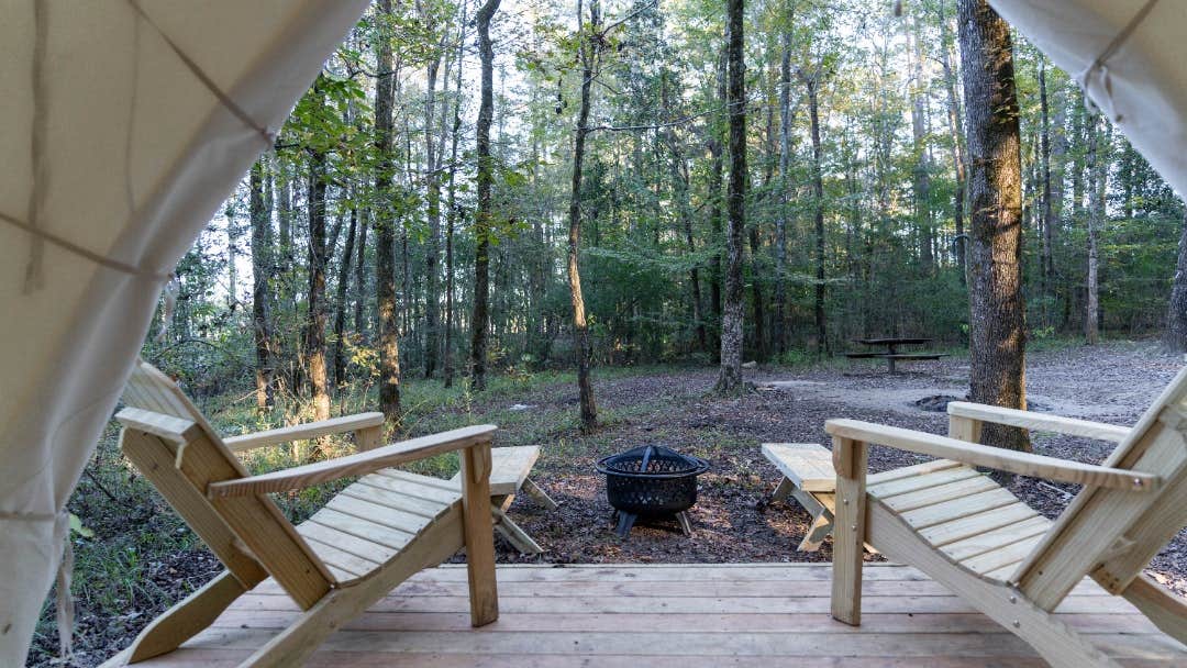 The Dyrt's photo at Tentrr State Park Site - Mississippi Percy Quin State Park - Southside Lakeview I - Single Camp near Wesson, MS