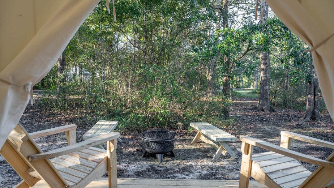 The Dyrt's photo at Tentrr State Park Site - Mississippi Buccaneer State Park - Woodland C - Single Camp near Gulfport, MS