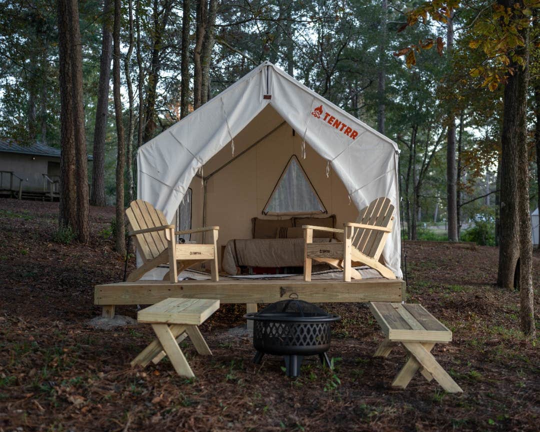 The Dyrt's photo at Tentrr State Park Site - Mississippi Percy Quin State Park - Eastside Lakeview C - Single Camp near Liberty, MS