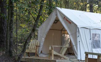 The Dyrt's photo at Tentrr State Park Site - Mississippi Percy Quin State Park - Southside Lakeview F - Single Camp near McComb, MS