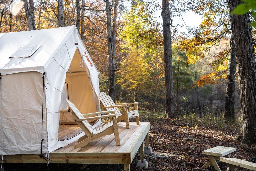 The Dyrt's photo at Tentrr State Park Site - Mississippi Tishomingo State Park - Haynes Lake South C - Single Camp near Fulton, MS