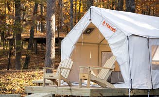 The Dyrt's photo at Tentrr State Park Site - Mississippi Tishomingo State Park - Haynes Lake South E - Single Camp - Wheelchair-Friendly near Dennis, MS