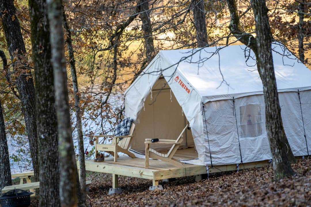 The Dyrt's photo at Tentrr State Park Site - Mississippi Tishomingo State Park - Haynes Lake West A - Single Camp near Saltillo, MS