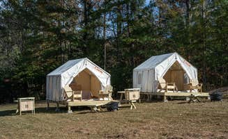 The Dyrt's photo at Tentrr State Park Site - Mississippi Tishomingo State Park - Haynes Lake North F - Double Camp near Dennis, MS