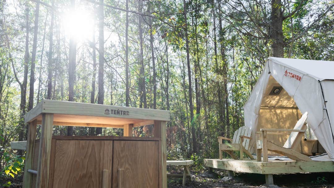 The Dyrt's photo at Tentrr State Park Site - Mississippi Buccaneer State Park - Woodland B - Double Camp near Pass Christian, MS