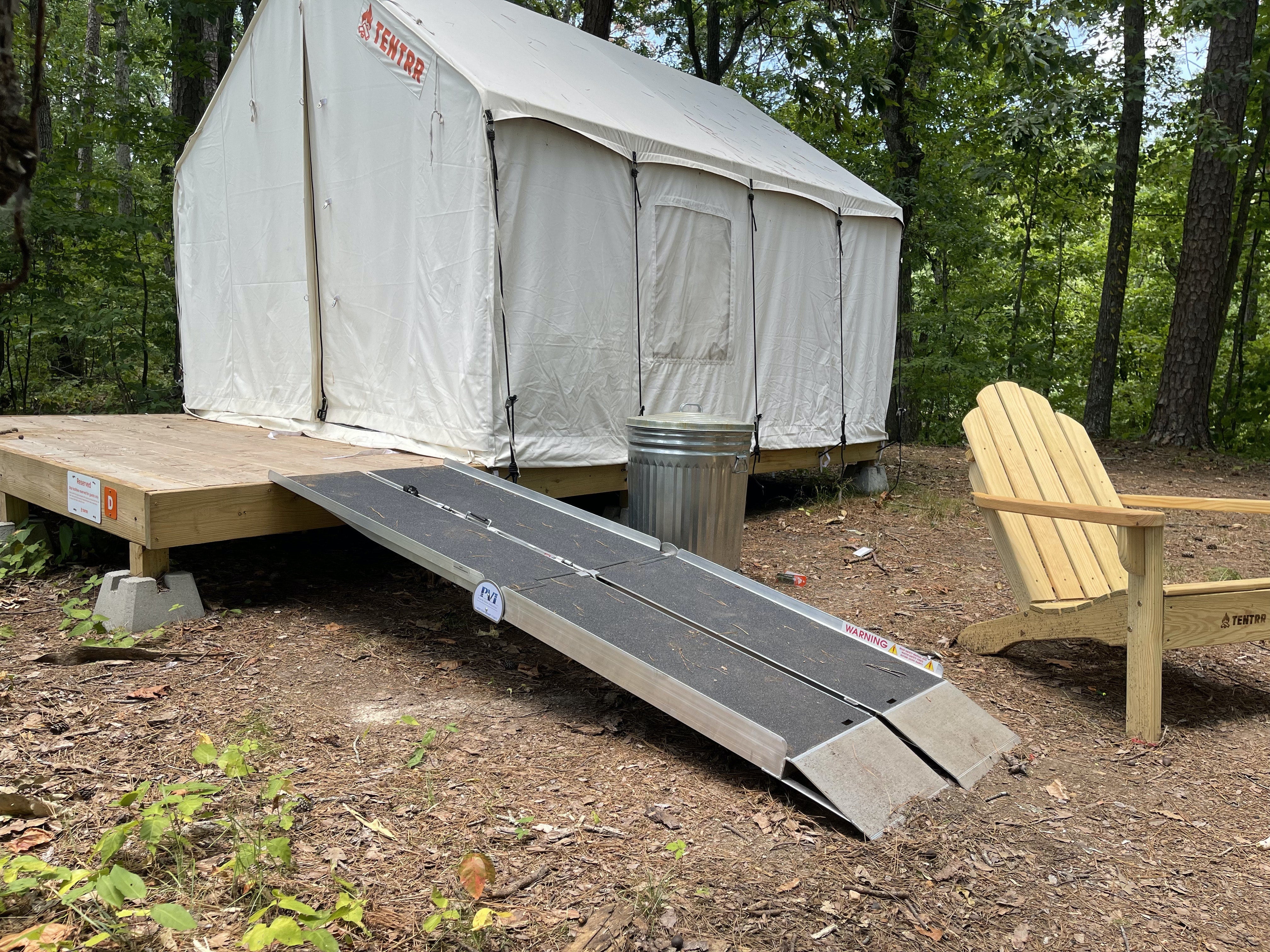 Camper submitted image from Tentrr State Park Site - Mississippi JP Coleman State Park - Peninsula D - Double Camp - Wheelchair-Friendly - 2