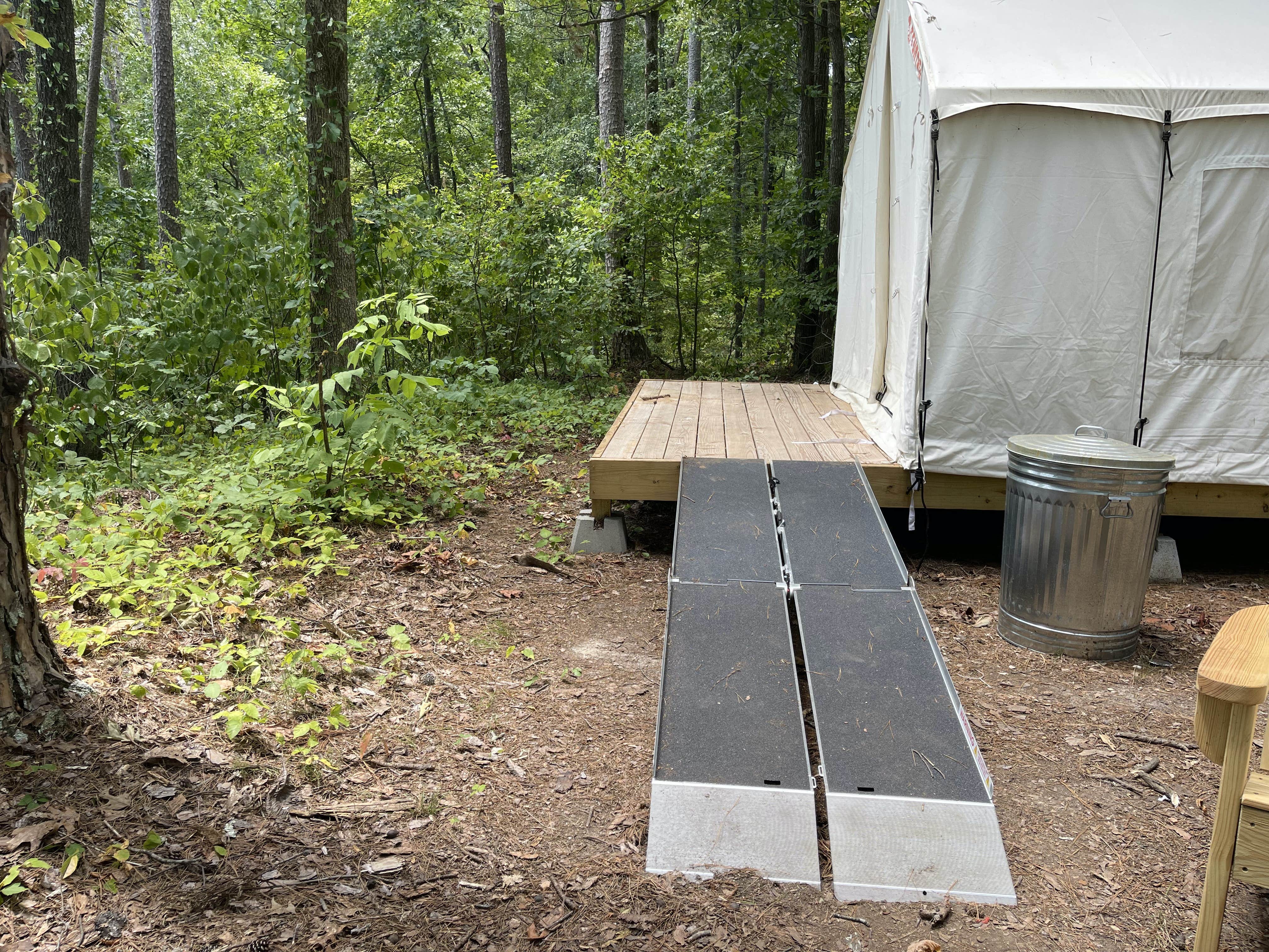 The Dyrt's photo at Tentrr State Park Site - Mississippi JP Coleman State Park - Peninsula D - Double Camp - Wheelchair-Friendly near Corinth, MS
