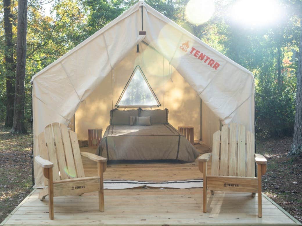 The Dyrt's photo at Tentrr State Park Site - Mississippi Roosevelt State Park - Tall Trees G near Brandon, MS