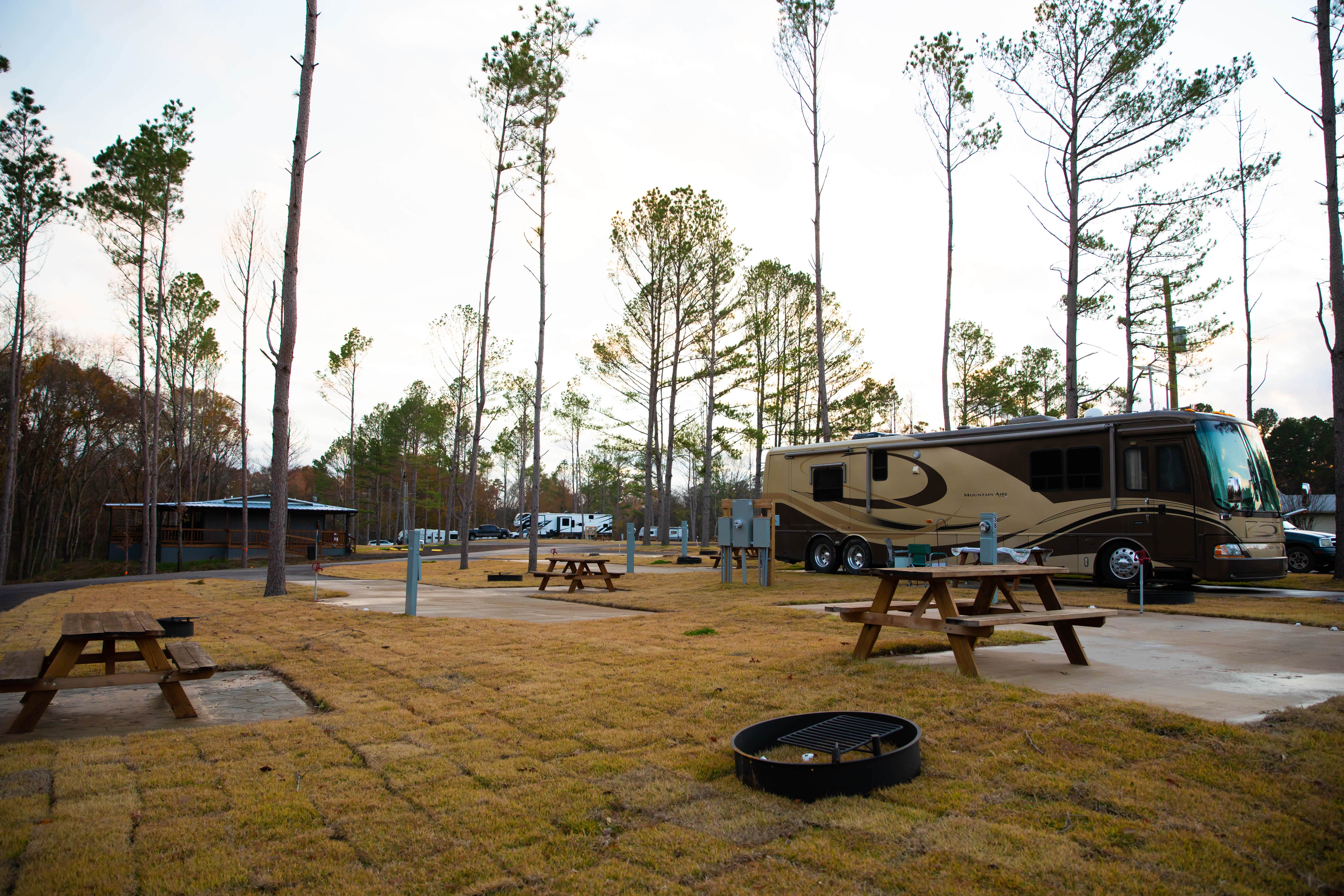 Jennifer A.'s photo of rv camping at The Pines RV & Cabin Resort near Sulphur Springs, TX