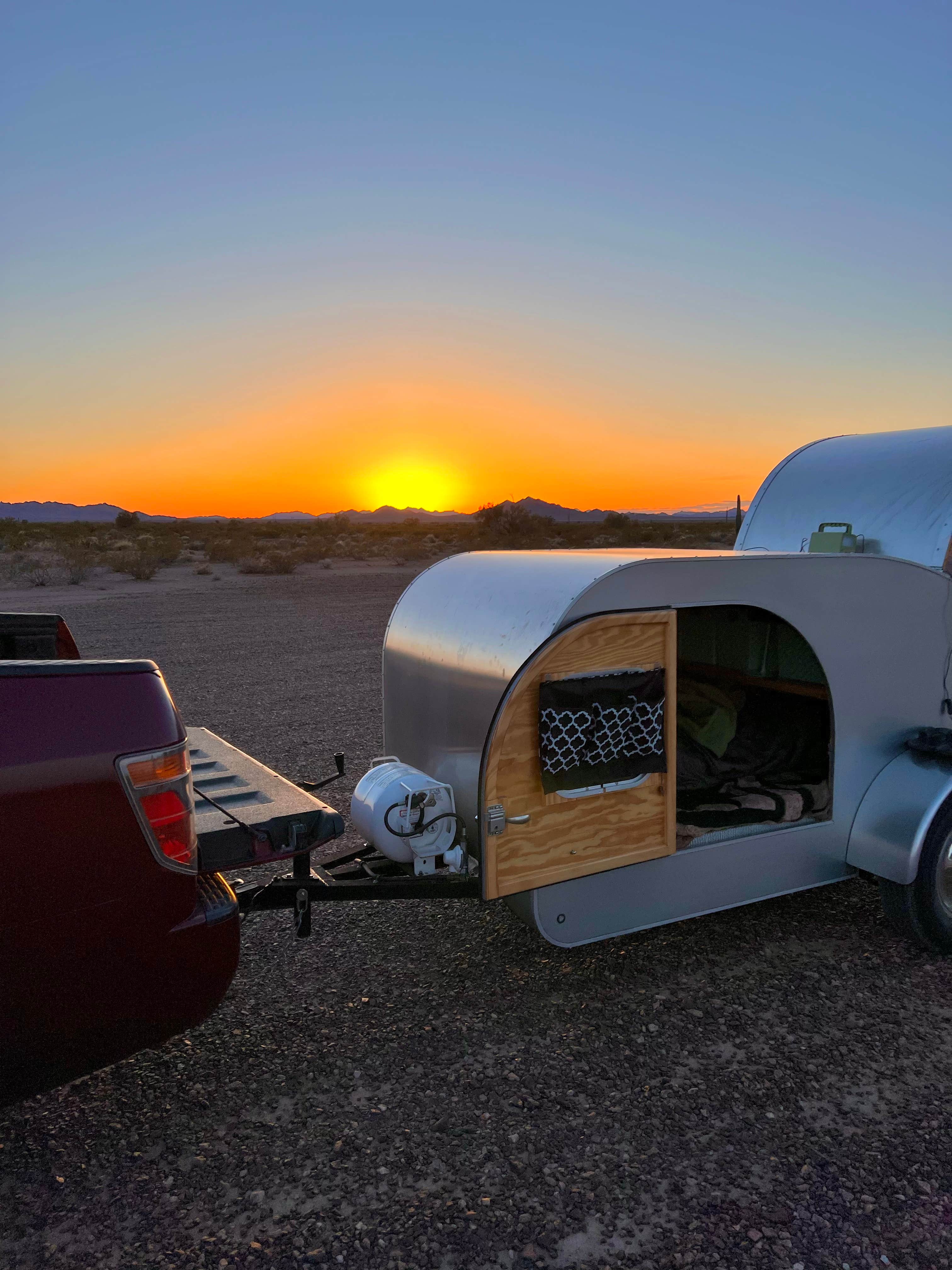 Jeffrey F.'s photo of a dispersed camping area at BLM Palm Canyon Road Dispersed near Cibola, AZ