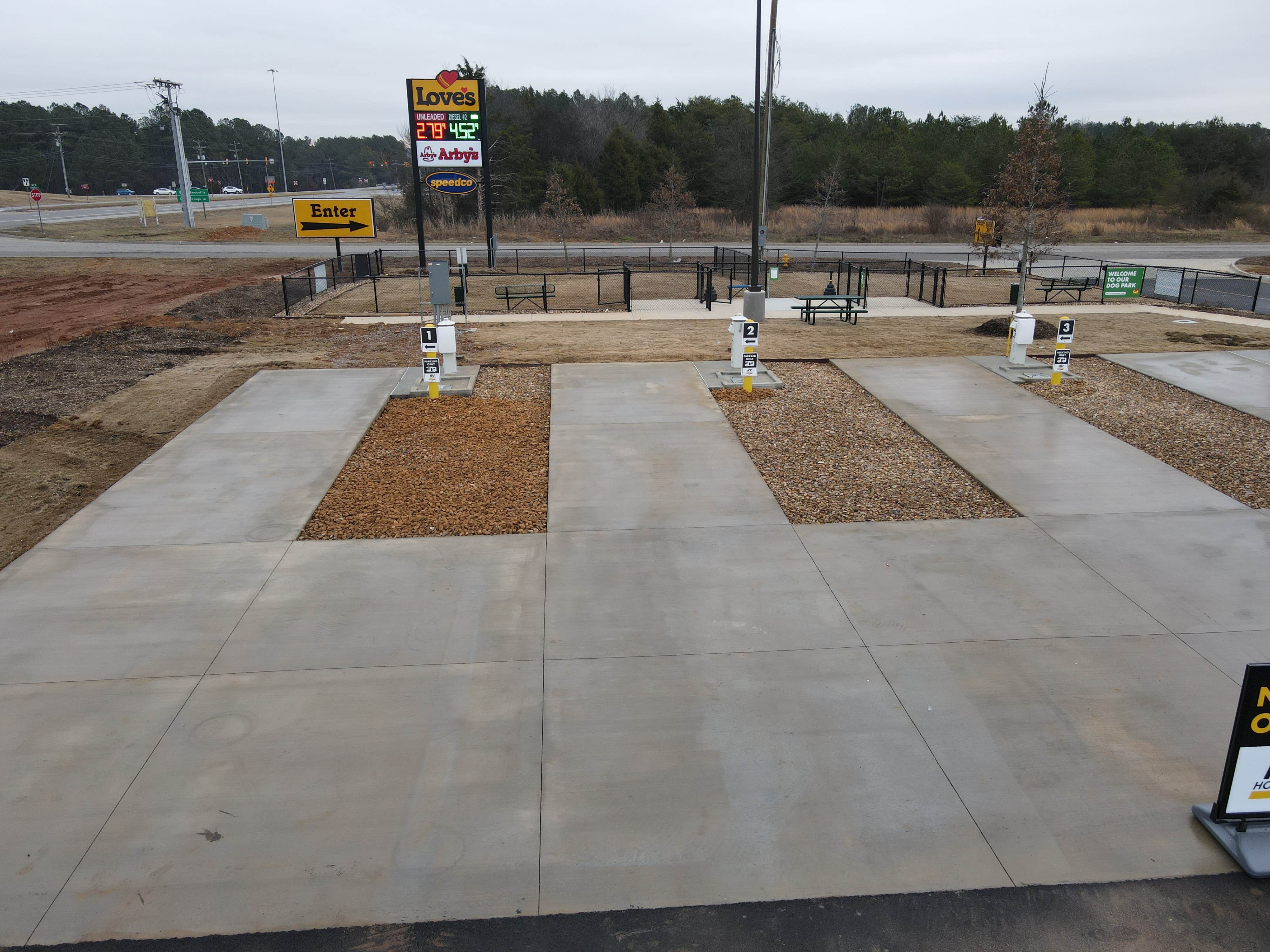 Camper-submitted photo at Love's RV Hookup-Loudon TN 861 near Kingston, TN