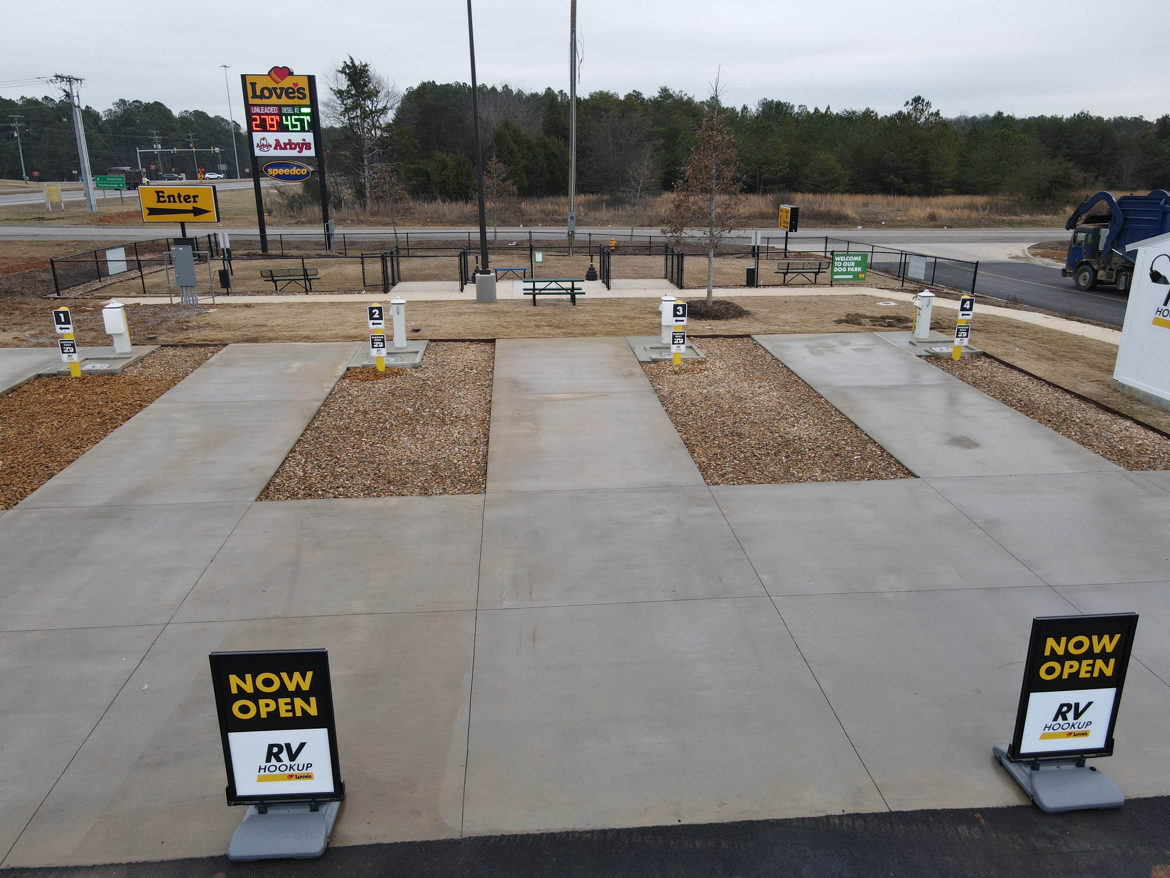 Camper-submitted photo at Love's RV Hookup-Loudon TN 861 near Kingston, TN